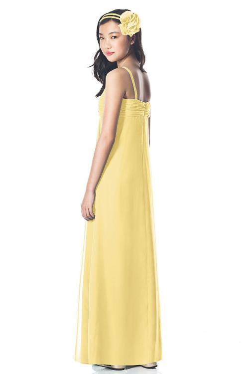 Chiffon Sleeveless Floor-length Spaghetti Straps A-line Bridesmaid Dresses
