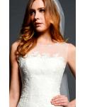 Beautiful Illusion Neck Sleeveless Sheath Flowers Decorated Lace Short Wedding Dress 