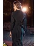 Muslim Trumpet/Mermaid High Neck Long Sleeves Bow(s) Sweep/Brush Train Long Prom Dresses