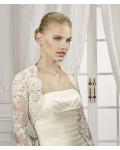 Exquisite Long Sleeve Lace Tulle Wedding Jackets 