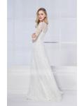 Vintage Long Sleeved Lace Patterns A-line Wedding Dress 