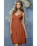 Strapless Sleeveless Tulle Natural A-line Bridesmaid Dresses