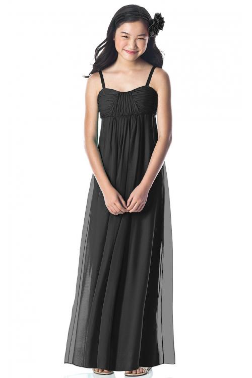 Chiffon Sleeveless Floor-length Spaghetti Straps A-line Bridesmaid Dresses