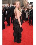 Sexy Camilla Kerslake Backless Spaghetti Straps Long Cascading Ruffled Chiffon Prom Dress 