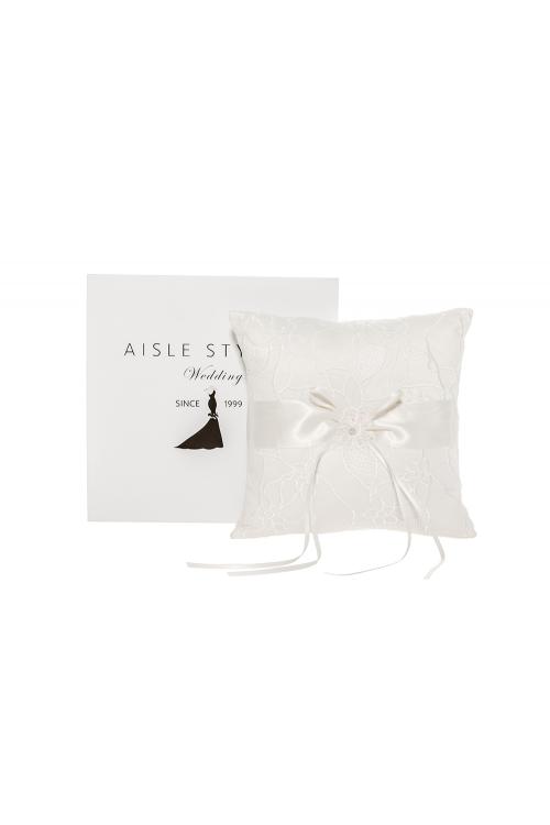 Ivory Ring Bearer Pillows With Embroider And Sequins 21*21CM