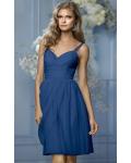 Strapless Sleeveless Tulle Natural A-line Bridesmaid Dresses