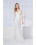 Vintage Long Sleeved Lace Patterns A-line Wedding Dress 