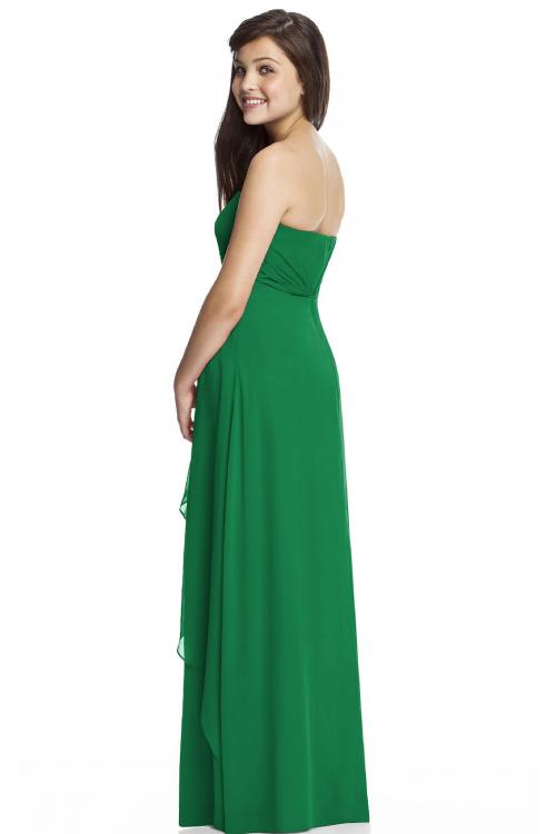 Strapless Zipper A-line Sleeveless Natural Bridesmaid Dresses