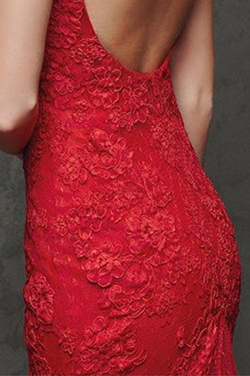 Floor-length Trumpet/Mermaid Bateau Neck Long Tulle Wedding Guest Dresses with Lace Appliques